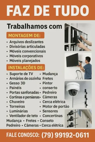 Montador de móveis em Aracaju 