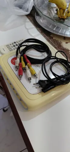 DVD PHILIPS BRANCO 110V C CONTROLE REMOTO
