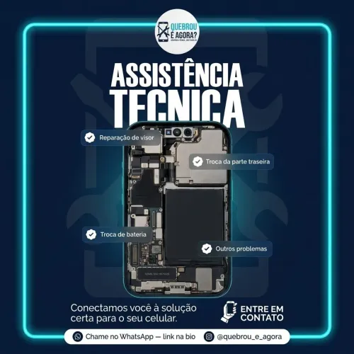 Seu celular quebrou eu conserto para você ?