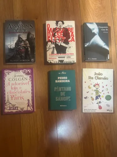 Lote com 6 Livros Variados (DarkSide, Assassin's Creed, Pedro Bandeira e mais)
