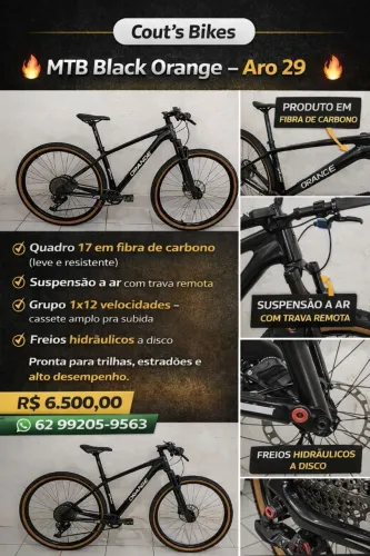 MTB carbono tamanho 17