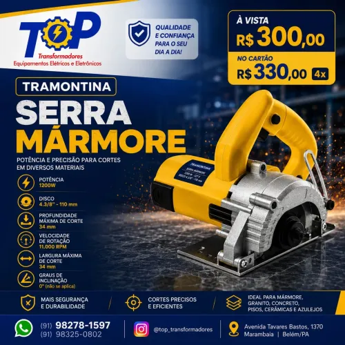 Serra Mármore Tramontina 1200W