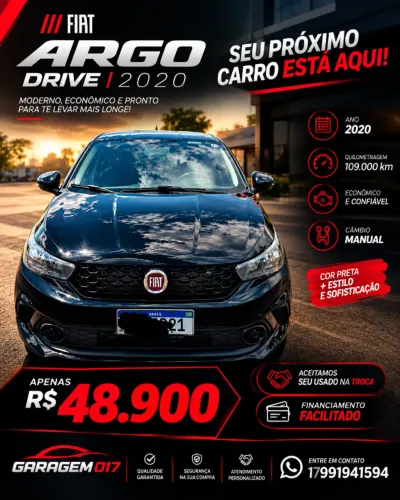 Fiat Argo Drive 1.0 6V Flex 2020
