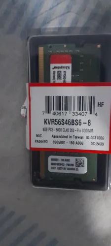 Vendo memoria de 8gb ddr5 5600mhz