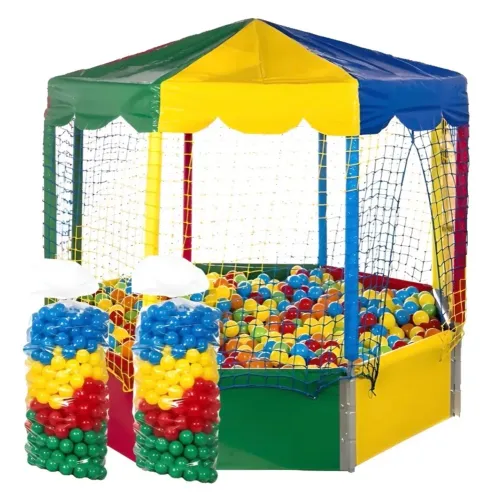 Piscina de Bolinha Oitavada 2m + 1500 bolinhas