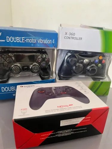 Controles para PC, PS4, Xbox 360, Switch, TV - FRETE GRÁTIS