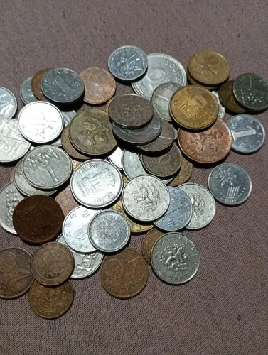 Lote de moedas antigas 