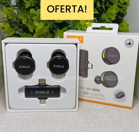 Microfone para TikTok - 2 em 1 - ENTREGA GRÁTIS