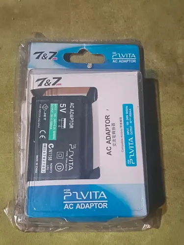 fonte/adaptador AC genérico compatível com o console PS Vita (marca T&T