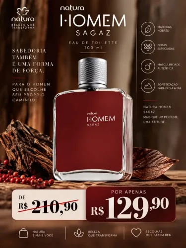 Deo Parfum Homem Sagaz 100 ml