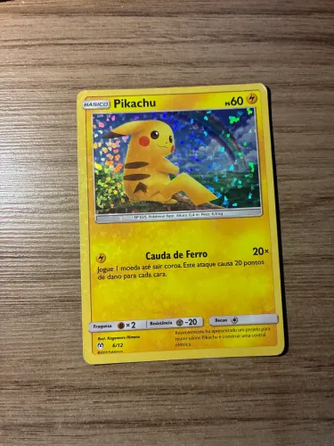 Carta Pokémon Pikachu (6/12)