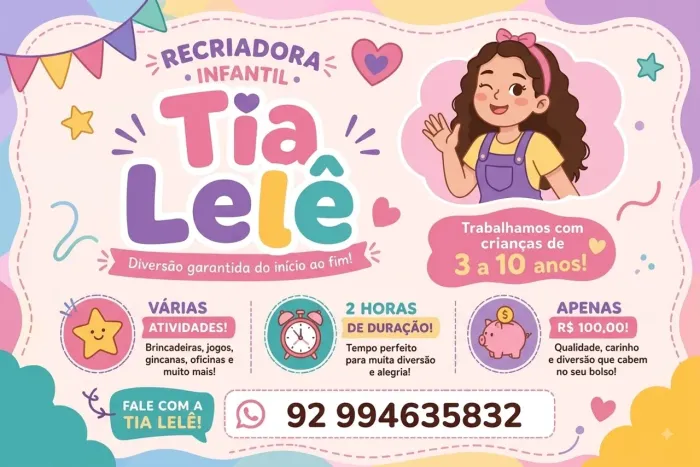 recreação infantil para eventos