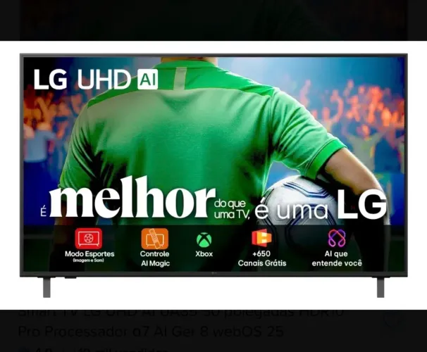 TV 50? LG UDH 50UA855OPSA SMART 