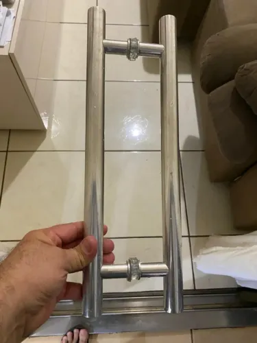 Puxador Aço Inox porta de correr