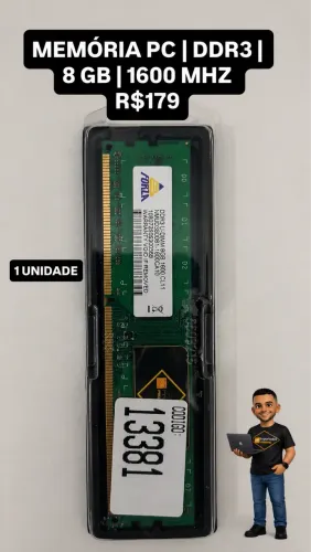 Memória pc | ddr3 | 8gb