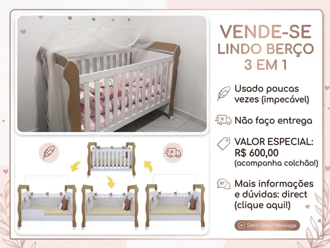 Vende-se Berço