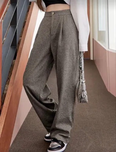 Calça alfaiataria Wide leg pantalona