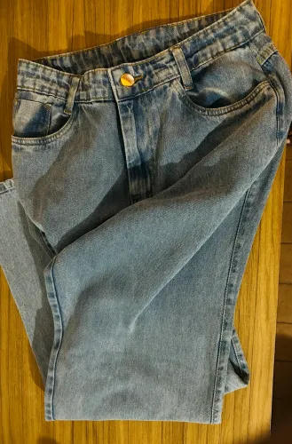 Calça wide leg / 100% algodão