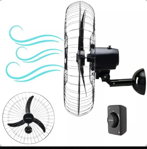 Ventilador de parede novo na caixa