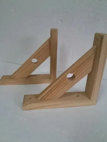 Suporte para prateleiras e varão de cortina