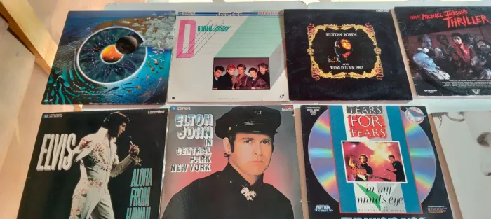 Título: Lote com 9 LaserDiscs Originais - Clássicos, Completos - R$ 800
