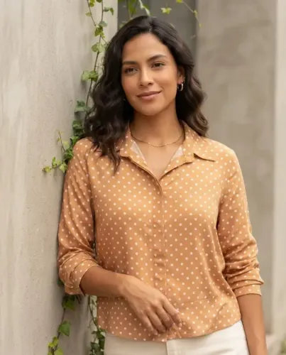 Camisa Social Feminina Elegante