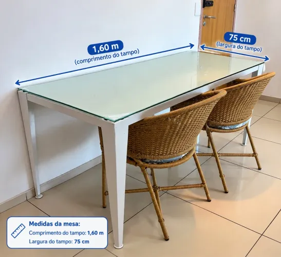 Mesa para jantar - 6 lugares