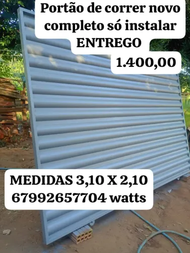 portão novo entrego