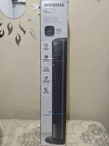 Ventilador de Torre Air Tower [MONDIAL], Preto, 45W, 220V - VTR-01-B