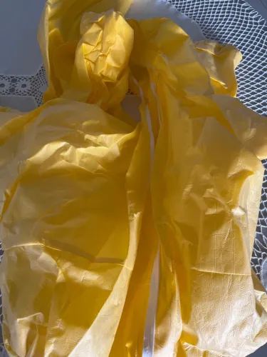 Macacão De Segurança Amarelo Epi Proteção Química Reforçado