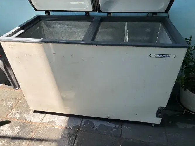 Freezer Metalfrio 500 L 2 Tampas