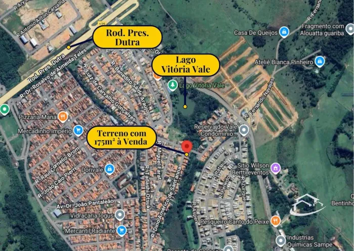 Terreno no bairro Vitória Vale em Caçapava à Venda