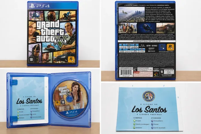 GTA V para PS4 Completo com Mapa Original