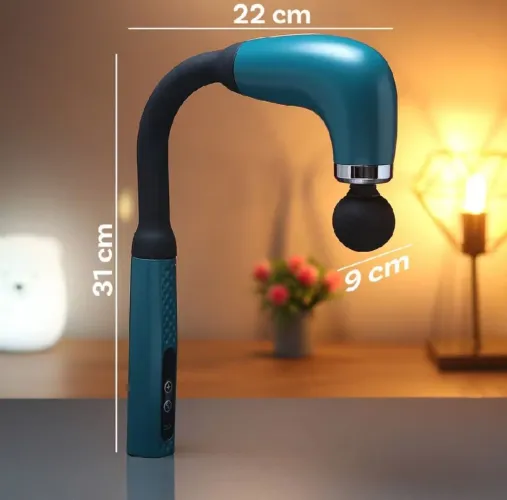 Massageador Ergonômico Cabo em U 4 pontas para costas e ombros