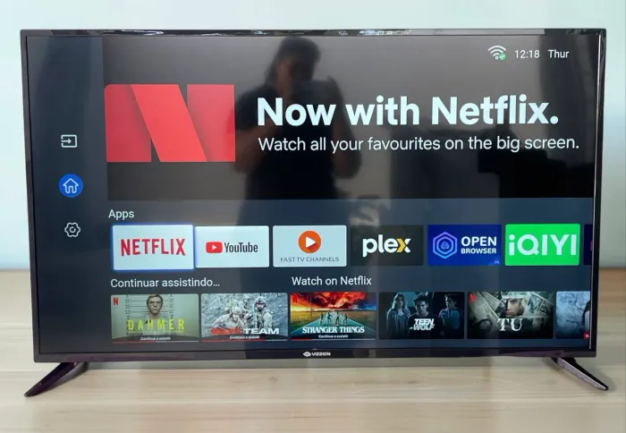 Smart TV 50" 4k UHD | VIzzion | YouTube Netflix Prime Video | Entrego