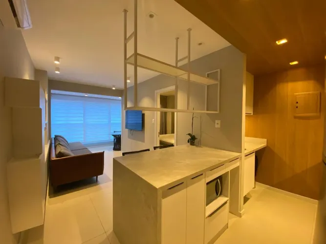 Apartamento com 1 dormitório para alugar, 43 m² por R$ 5.900,00/mês - Horto Florestal - Sa