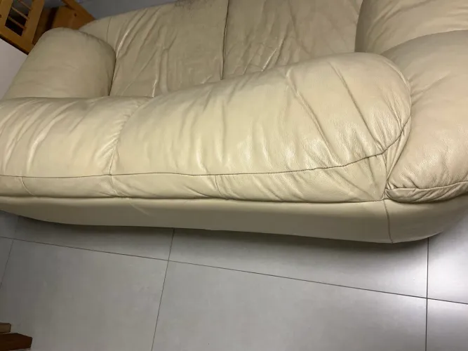 sofá de couro ecológico 