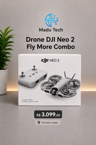 Drone DJI Neo 2 Fly More Combo (Com Controle) 3 Baterias
