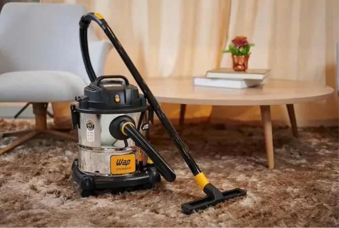 ASPIRADOR INOX 12 LITROS REMOVE PÓ E ÁGUA 220V POTENTE COMPACTO E FILTRO LAVÁVEL.