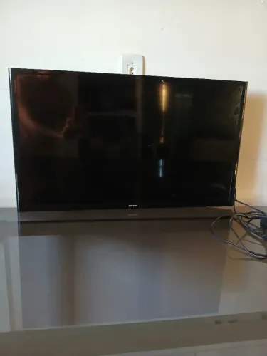 Smart TV samsung 32 polegadas , usada, funcionando com tela quebrada