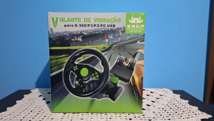 VOLANTE KNUP PARA PC USB/XBOX360/P3/P2