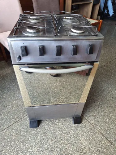Fogão 4 bocas de inox manual funcionando perfeitamente bocas e forno ((ENTREGO GRATIS))
