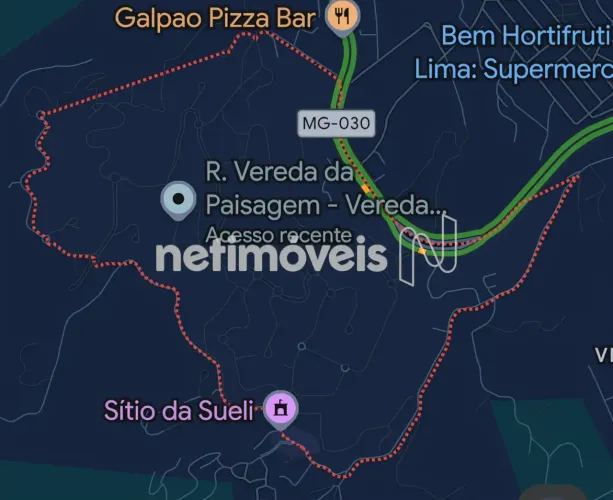 Lote com 1,160m2 em Condomínio Veredas das Geraes (Nova Lima)