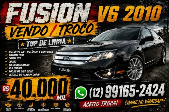 Ford Fusion SEL 3.0 V6 AWD 24V 243cv Aut. 2010