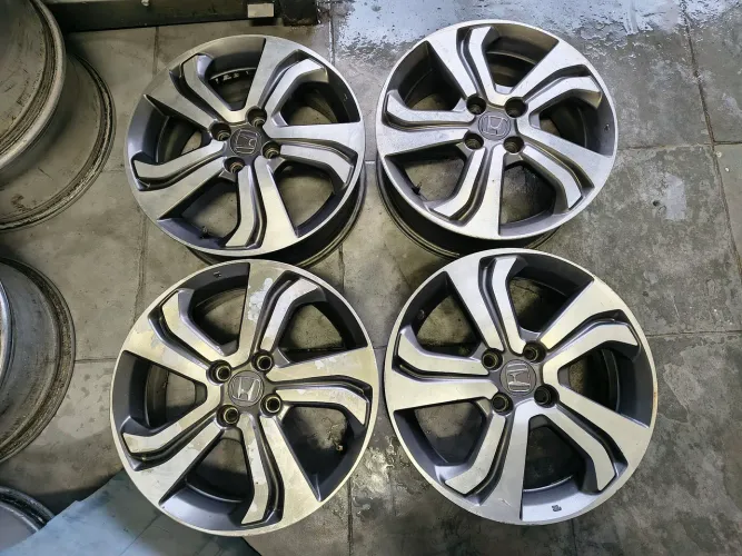 Jogo de rodas aro 16 4x100 Original Honda Fit City Ex Exl