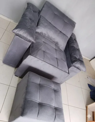 Poltrona retrátil com Puff direto da fábrica 