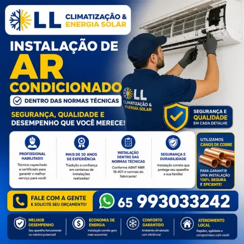 instalação de ar condicionado