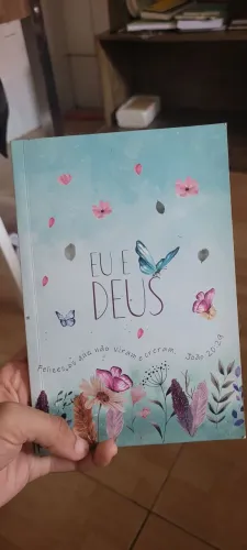 Caderno de oração devocional cristão livro meninas adolescente