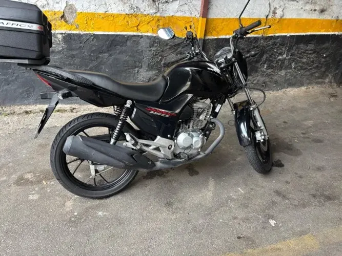 Honda CG 160 Start 2021 freio a disco rodas de liga leve