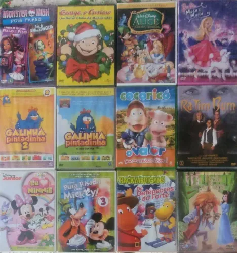 Dvd infantil todos por 20,00 originais